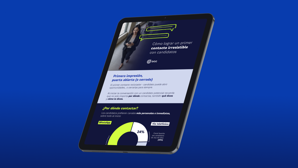 Infografía | Cómo lograr un primer contacto con tus candidatos